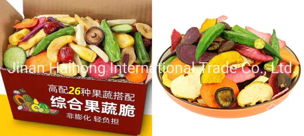 Integrated Fruit and Vegetable Chips in Bulk, Dried Fruits/Vegetables/Mixed Freeze-Dried, Crispy Fruits and Vegetables