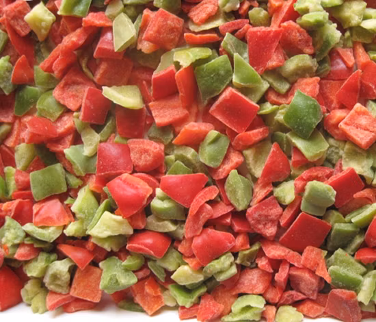 Tjttn Chips de Vegetais Mistos de 3 Cores Vf Chips de Pimenta Cor Doce