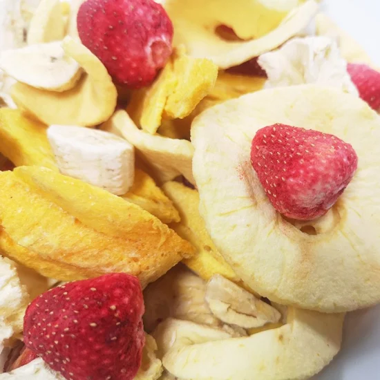 Lanche Crocante Chips de Banana Desidratada com Chips de Banana com Frutas Secas Preço de Fábrica